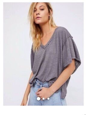 Free People Boyfriend Tee small